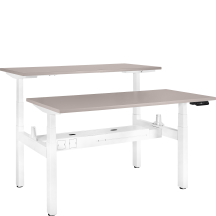 Biurko ACTIVE II blat Beż Podstawowe