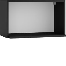 Szafka górna wisząca otwarta pod mikrofalówkę WO60 MV Grafit do Cosmo Kitchen Podstawowe