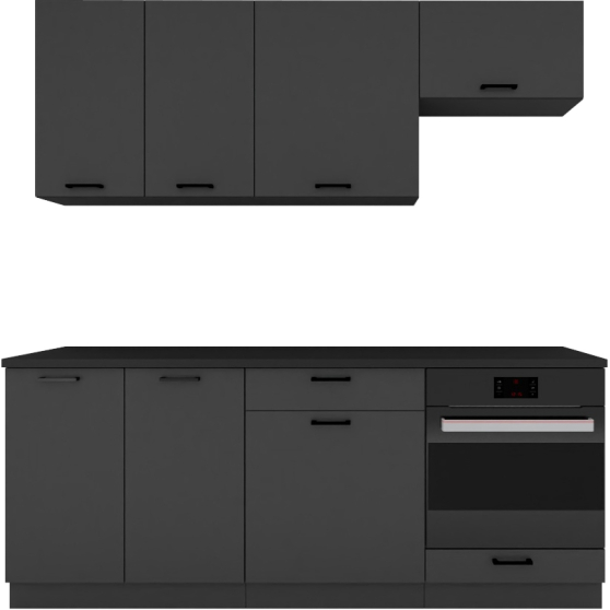 Zestaw mebli kuchennych 2,0 Grafit ANIKA Podstawowe