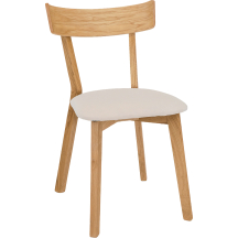 Krzesło drewniane dębowe tapicerowane KT300 Podstawowe
