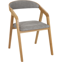 Krzesło drewniane dębowe tapicerowane KT385 Podstawowe