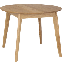 Stół drewniany rozkładany dębowy 100x100x75 ST305 Podstawowe