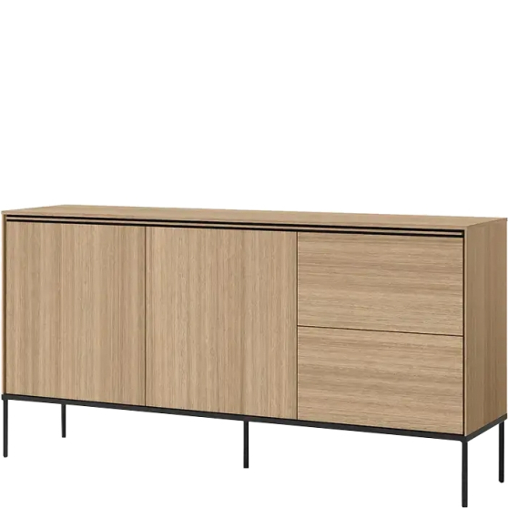 Komoda na metalowych nogach 167 cm VI-04 VISSO Podstawowe