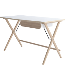 Biurko do pokoju MATCH Biały / Dąb Jasny Podstawowe