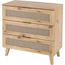 Komoda z szufladami KM-2 Dąb Artisan BORNEO Podstawowe