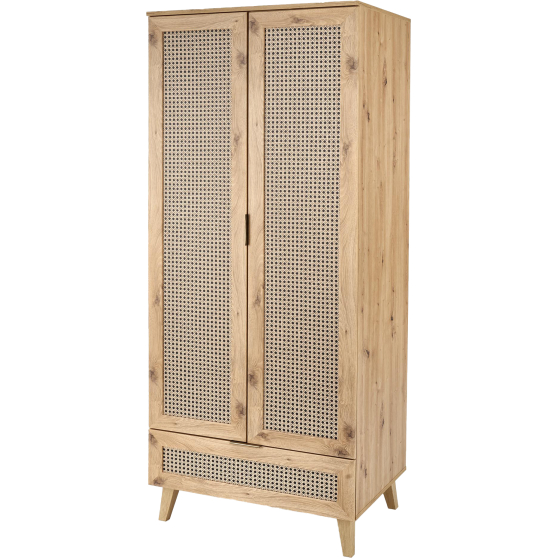 Szafa 2-drzwiowa S-1 Dąb Artisan BORNEO Podstawowe