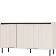 Komoda ryflowana 3-drzwiowa 813-3F Beż Piaskowy OSAKA BEŻ PIASKOWY Podstawowe