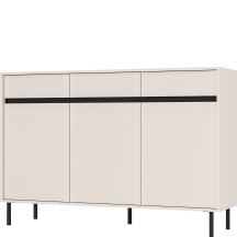 Komoda ryflowana 833-3F 3S Beż Piaskowy OSAKA BEŻ PIASKOWY Podstawowe