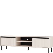 Szafka RTV ryflowana 312-2S Beż Piaskowy OSAKA BEŻ PIASKOWY Podstawowe