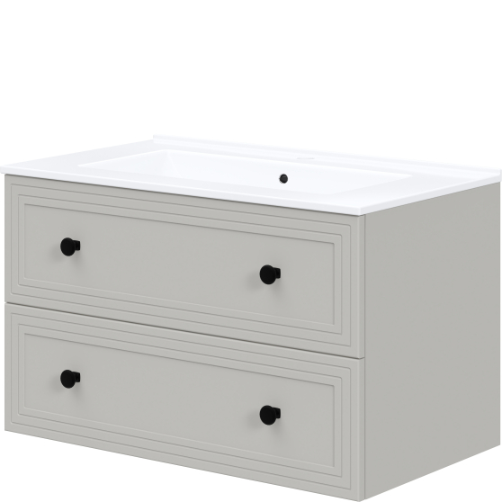 Szafka łazienkowa wisząca pod umywalkę 80 cm cashmere TORETO Podstawowe