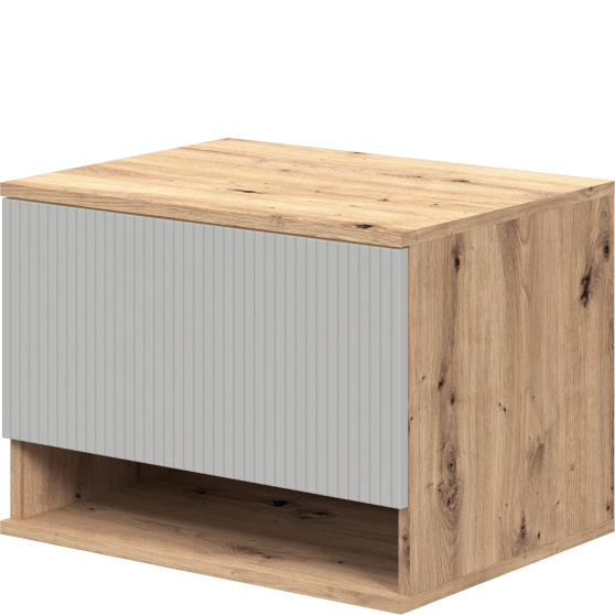 Szafka łazienkowa wisząca pod umywalkę 60 cm dąb artisan AVIOLA Podstawowe