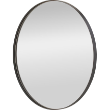 Lustro ścienne okrągłe PATINA czarne Podstawowe