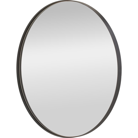 Lustro ścienne okrągłe PATINA czarne Podstawowe