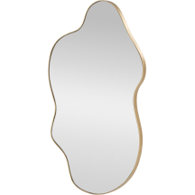 Lustro ścienne wiszące w ramie ESSENT złote Podstawowe