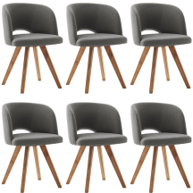 Zestaw krzeseł KENTUCKY KR155-MCA-COV92 6szt Podstawowe