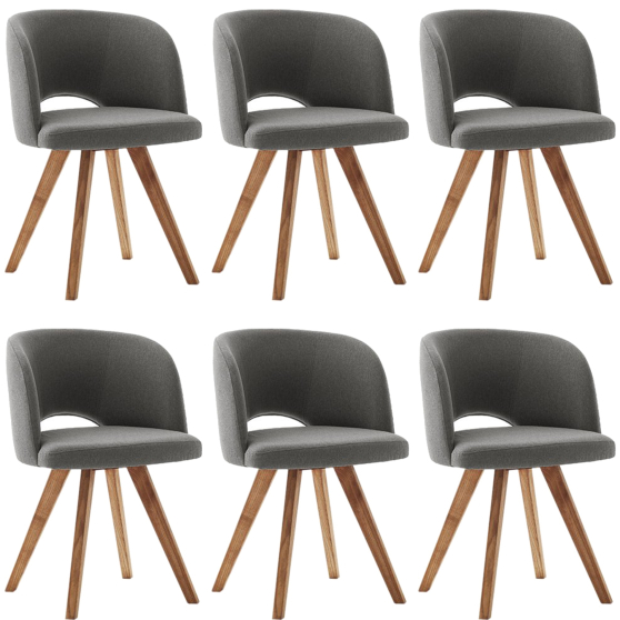 Zestaw krzeseł KENTUCKY KR155-MCA-COV92 6szt Podstawowe