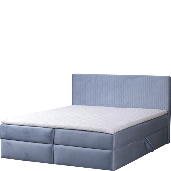 Łóżko kontynentalne 160 x 200 LISA POCKET z pojemnikiem Podstawowe