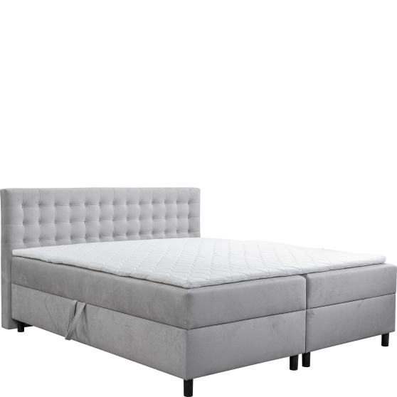 Łóżko kontynentalne 160 x 200 PILAR POCKET z pojemnikiem Podstawowe