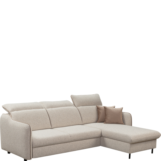 Narożnik z funkcją spania i pojemnikiem BONO Prawy Podstawowe