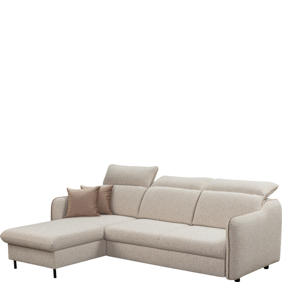 Narożnik z funkcją spania i pojemnikiem BONO Lewy Podstawowe