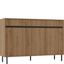 Komoda ryflowana 833-3F 3S Dąb Evoke OSAKA DĄB EVOKE Podstawowe