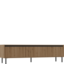 Szafka RTV pod telewizor ryflowana 303-3S Dąb Evoke OSAKA DĄB EVOKE Podstawowe