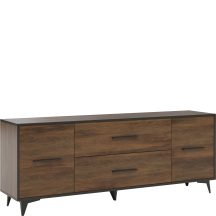 Szafka RTV pod telewizor 2D2S FRIDA 2 SHIRIN WALNUT Podstawowe