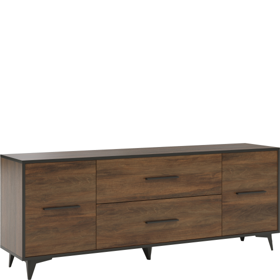 Szafka RTV pod telewizor 2D2S FRIDA 2 SHIRIN WALNUT Podstawowe