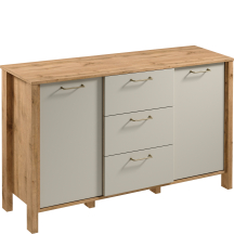 Komoda z drzwiami i szufladami K2D3S INDYGO BEIGE Podstawowe