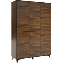 Szafa trzydrzwiowa S3D FRIDA 2 SYPIALNIA SHIRIN WALNUT Podstawowe