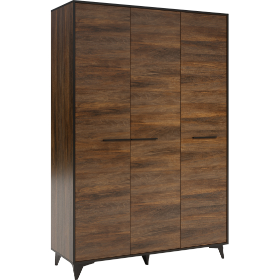 Szafa trzydrzwiowa S3D FRIDA 2 SYPIALNIA SHIRIN WALNUT Podstawowe