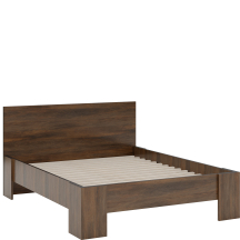 Łóżko 160 x 200 ze stelażem L160 FRIDA 2 SYPIALNIA SHIRIN WALNUT Podstawowe