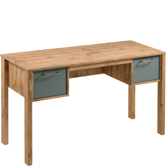 Biurko z szufladami B2S INDYGO SYPIALNIA GREEN Podstawowe