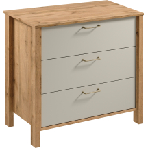 Komoda 3 szuflady K3S INDYGO SYPIALNIA BEIGE Podstawowe