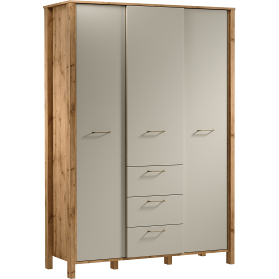 Szafa trzydrzwiowa S3D3S INDYGO SYPIALNIA BEIGE Podstawowe