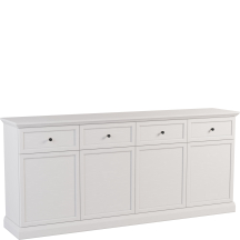 Komoda z drzwiami i szufladami K4D4S LUCCA BIAŁY OPAL Podstawowe