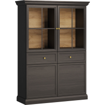 Kredens W4D2S LUCCA CZARNY GRAFIT Podstawowe