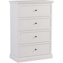 Komoda z szufladami K4S LUCCA SYPIALNIA BIAŁY OPAL Podstawowe