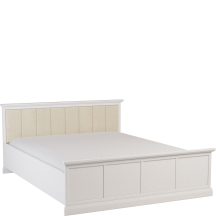 Łóżko 160 x 200 ze stelażem L160 LUCCA SYPIALNIA BIAŁY OPAL Podstawowe