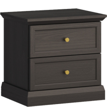 Szafka nocna SN LUCCA SYPIALNIA CZARNY GRAFIT Podstawowe