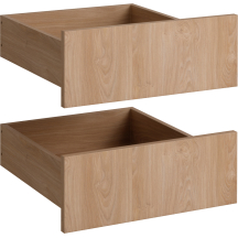 Szuflady nakładane do szafy 1-drzwiowej S1D-515 2szt. COMBO DĄB PUCCINI Podstawowe