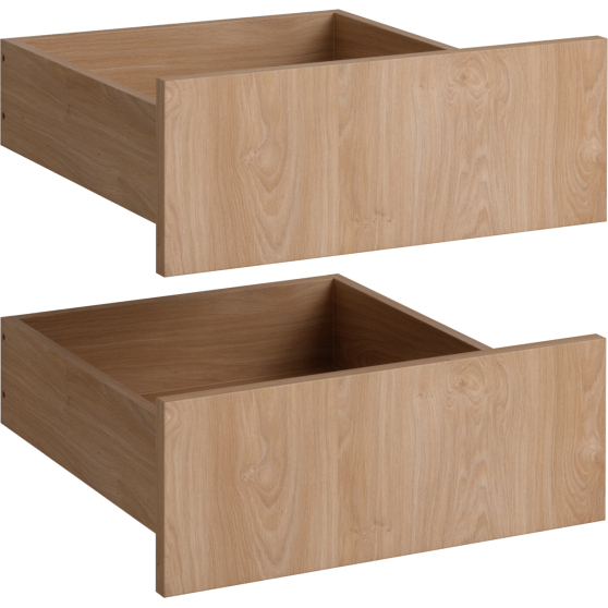 Szuflady nakładane do szafy 1-drzwiowej S1D-515 2szt. COMBO DĄB PUCCINI Podstawowe