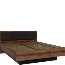 Łóżko 160 x 200 ze stelażem i pojemnikiem BLQL5164-L41 BELLEVUE Podstawowe