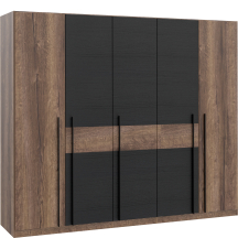 Szafa z oświetleniem 5-drzwiowa BLQS951B-N09 BELLEVUE Podstawowe