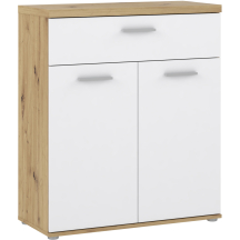 Komoda 80 cm WNK431-C804 Dąb Artisan / Biały WINNIE Podstawowe