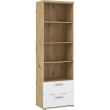 Regał 60 cm WNR82-C804 Dąb Artisan / Biały WINNIE Podstawowe