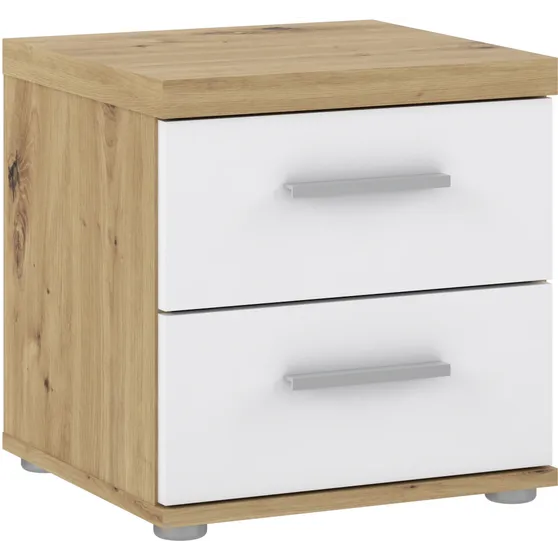 Szafka nocna WNK08-C804 Dąb Artisan / Biały WINNIE Podstawowe
