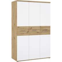Szafa 3-drzwiowa 120 cm WNS831-C830 Dąb Artisan / Biały WINNIE Podstawowe