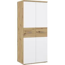 Szafa 2-drzwiowa 80 cm WNS92-C830 Dąb Artisan / Biały WINNIE Podstawowe
