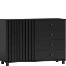 Komoda 1-drzwiowa z szufladami ONYX Podstawowe